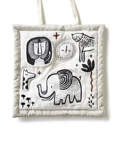 WEE GALLERY ACTIVITY PAD - SAFARI ANIMALS - AGES 3 MONTHS+