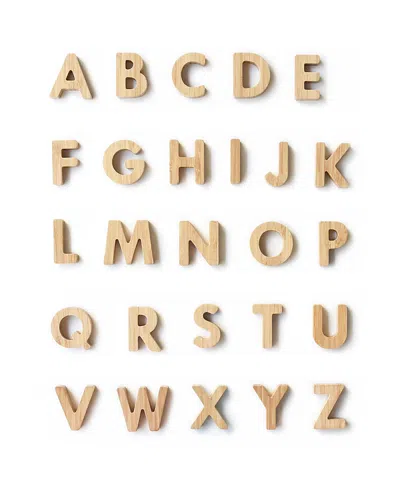 WEE GALLERY BAMBOO ALPHABET - AGES 2+
