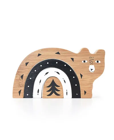 WEE GALLERY BAMBOO NESTING BEAR - AGES 18 MONTHS +
