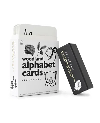 WEE GALLERY WOODLAND ALPHABET CARDS - AGES 2+