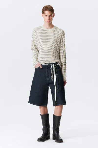 WEEKDAY ASTRO DENIM LOOSE BAGGY SHORTS