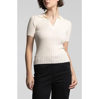 WEEKEND LOS ANGELES WEEKEND LOS ANGELES COURTNEY JOHNNY COLLAR RIB TOP