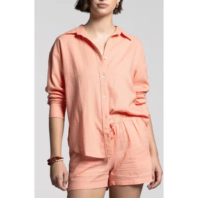 WEEKEND LOS ANGELES WEEKEND LOS ANGELES MAXIME LINEN BLEND BUTTON-UP SHIRT