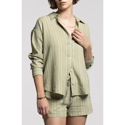 WEEKEND LOS ANGELES WEEKEND LOS ANGELES MAXIME LINEN BLEND BUTTON-UP SHIRT