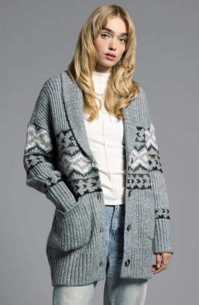 WEEKEND LOS ANGELES WEEKEND LOS ANGELES SPENCER OVERSIZE RIB CARDIGAN