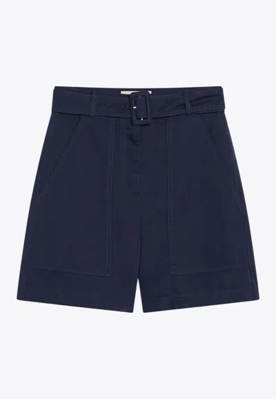 WEEKEND MAX MARA CIRINO HIGH-WAIST MINI SHORTS