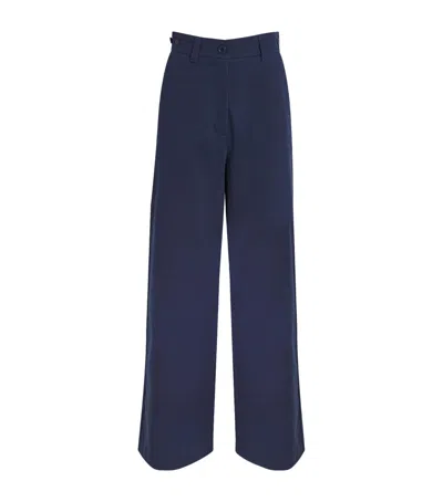 WEEKEND MAX MARA WEEKEND MAX MARA COTTON WIDE-LEG TROUSERS
