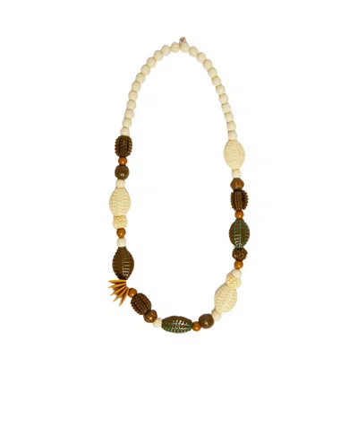 WEEKEND MAX MARA WEEKEND MAX MARA BEAD-EMBELLISHED NECKLACE