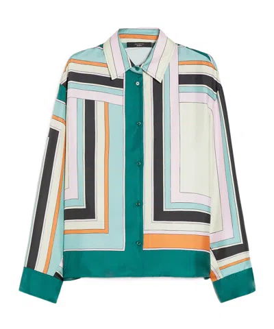 WEEKEND MAX MARA WEEKEND MAX MARA GRAPHIC LONG-SLEEVE SHIRT