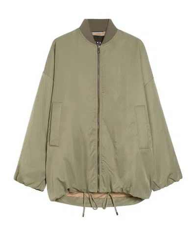 WEEKEND MAX MARA WATER-REPELLENT TWILL BOMBER JACKET