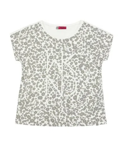 WEEKEND MAX MARA PRINTED T-SHIRT WITH ROUND NECK