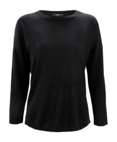 WEEKEND MAX MARA ROUND-NECK LONG-SLEEVED PULLOVER