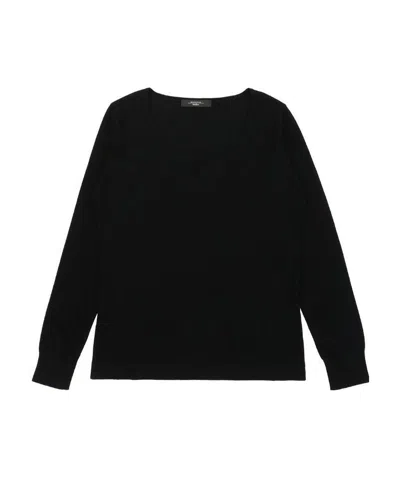 WEEKEND MAX MARA ROUND-NECK LONG-SLEEVED PULLOVER