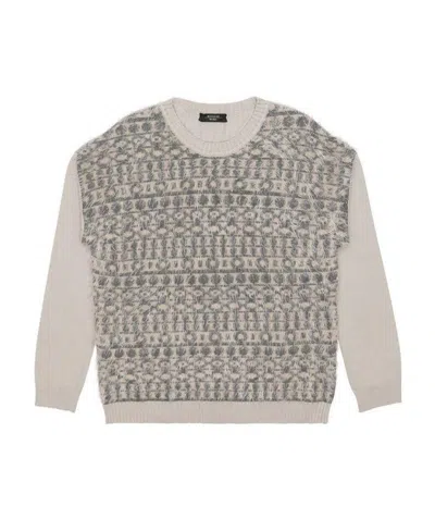 WEEKEND MAX MARA ROUND-NECK LONG-SLEEVED PULLOVER