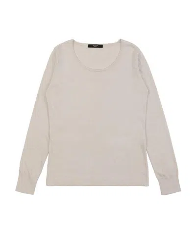 WEEKEND MAX MARA ROUND-NECK LONG-SLEEVED PULLOVER