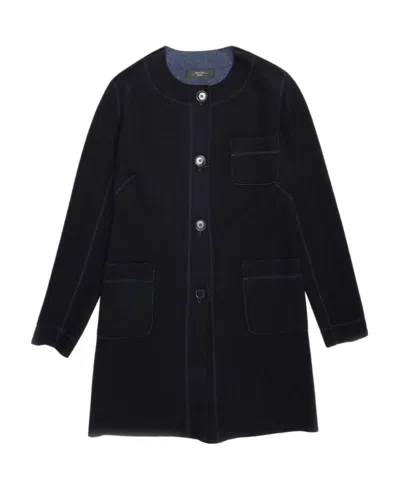 WEEKEND MAX MARA ROUND-NECKED COAT