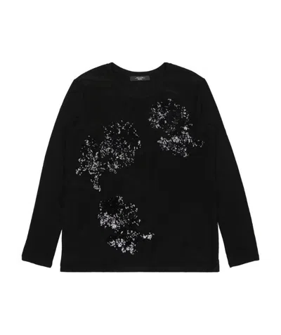 WEEKEND MAX MARA SEQUINED LONG SLEEVED T-SHIRT