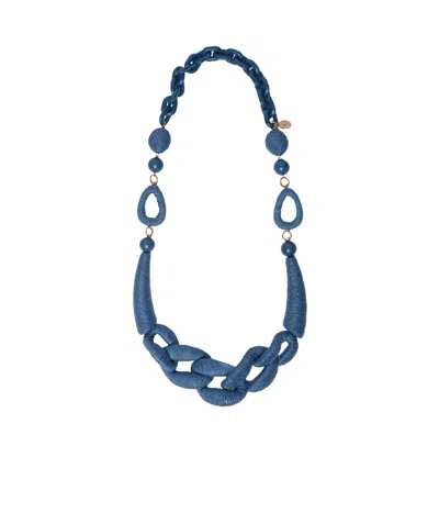 WEEKEND MAX MARA WEEKEND MAX MARA LOGO ENGRAVED NECKLACE