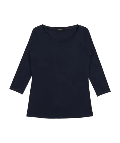 WEEKEND MAX MARA ROUND COLLAR AND LONG-SLEEVED T-SHIRT