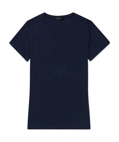 WEEKEND MAX MARA T-SHIRT WITH ROUND NECK AND SHORT SLEEVES