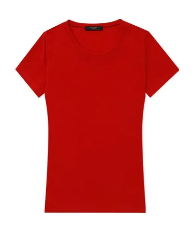 WEEKEND MAX MARA T-SHIRT WITH ROUND NECK AND SHORT SLEEVES
