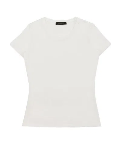 WEEKEND MAX MARA T-SHIRT WITH ROUND NECK AND SHORT SLEEVES