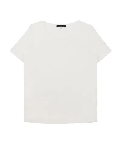 WEEKEND MAX MARA T-SHIRT WITH ROUND NECK AND SHORT SLEEVES