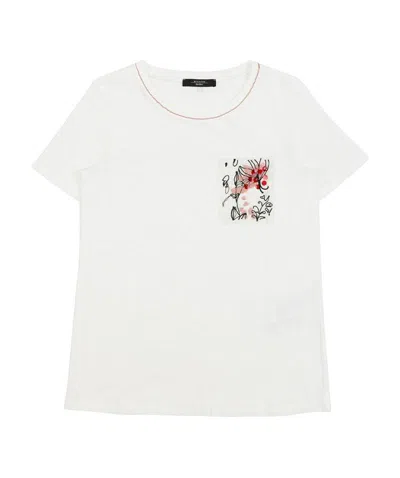 WEEKEND MAX MARA ITEM O-NECK SHORT-SLEEVED T-SHIRT