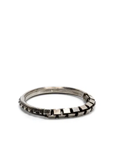 WERKSTATT:MÜNCHEN BOX CHAIN-DETAIL RING