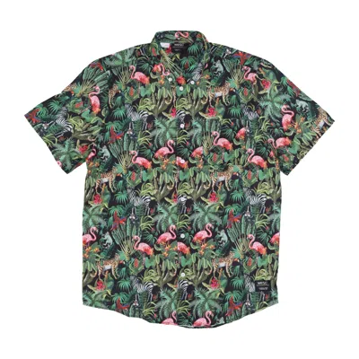 WESC ODEN WILDLIFE AOP SHIRT MEN'S SHORT SLEEVE SHIRT MULTI