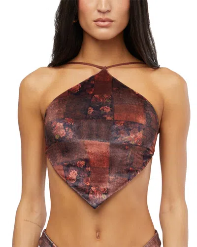 WEWOREWHAT BUNGEE BANDANA TOP