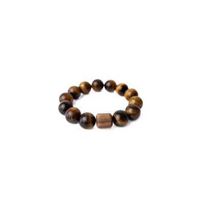 WHALE TAIL WEAVING WOMEN'S BROWN THE DUNE BRACELET