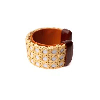WHALE TAIL WEAVING WOMEN'S CENTRE STREET CUFF - WHITE