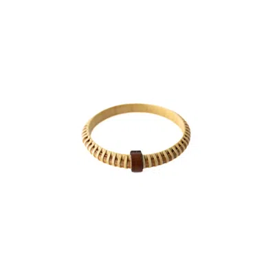 WHALE TAIL WEAVING WOMEN'S NEUTRALS / BROWN THE CREW BRACELET