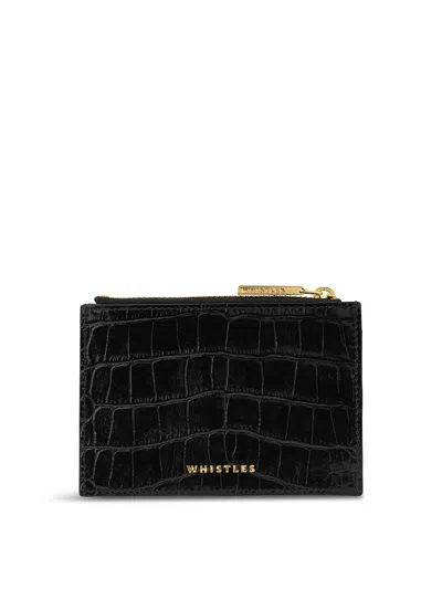 WHISTLES SHINY CROC COIN PURSE
