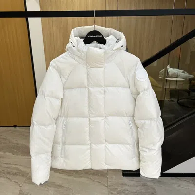 WHITE HERREN DAMEN GLÄNZENDE DAUNENJACKE WINTER WARM HALTEN MIT KAPUZE WHITE HH131
