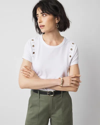 WHITE HOUSE BLACK MARKET CREWNECK TEE