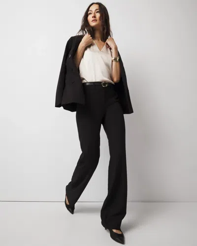 WHITE HOUSE BLACK MARKET HIGH-RISE TROUSERS