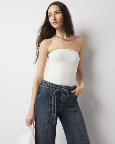 WHITE HOUSE BLACK MARKET SCULPT STRETCH SWEATER TUBE