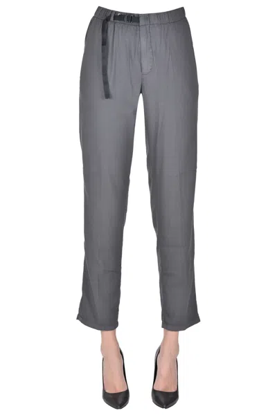 WHITE SAND MARYLIN FLANNEL TROUSERS