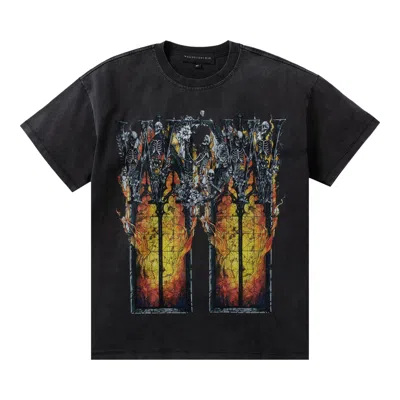 WHO DECIDES WAR WHO DECIDES WAR EMBER CHAPEL SHORT-SLEEVE T-SHIRT 'COAL' | BLACK | MEN'S SIZE M