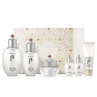 WHOO 后(Whoo)套装盒套装护肤化妆品保湿 面部护肤套装礼盒 雪玉凝水乳面霜六件套(嫩白提亮)