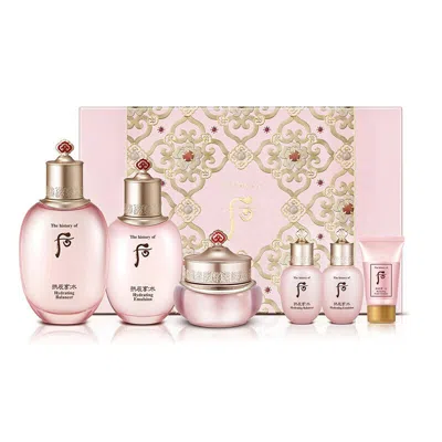 WHOO 后(Whoo)套装盒套装护肤化妆品保湿 面部护肤套装礼盒 水妍水乳面霜六件套装 (补水保湿)