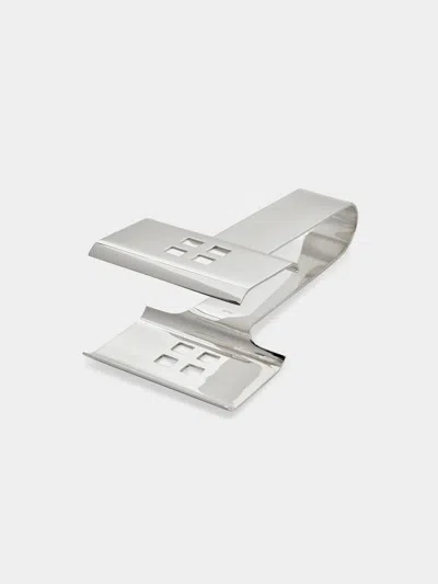 WIENER SILBER MANUFACTUR JOSEF HOFFMANN 135 SILVER-PLATED ASPARAGUS TONGS