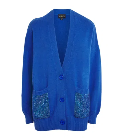 WILLIAM SHARP CASHMERE CRYSTAL-EMBELLISHED CARDIGAN