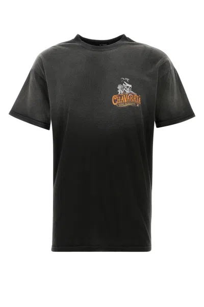 WILLY CHAVARRIA T-SHIRT IN COTONE ARDESIA   UOMO
