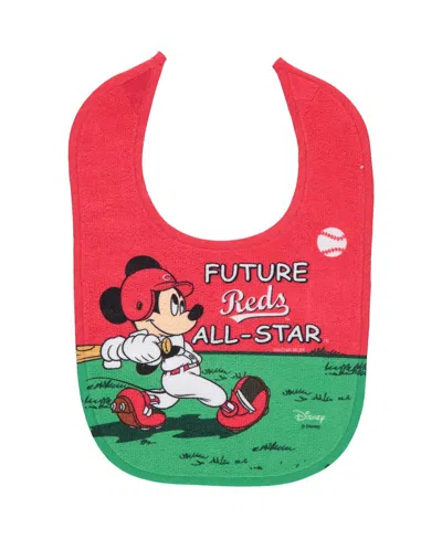 WINCRAFT BABY BOYS AND GIRLS WINCRAFT CINCINNATI REDS DISNEY MICKEY ALL PRO BABY BIB