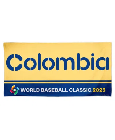 WINCRAFT COLOMBIA BASEBALL 30'' X 60'' 2023 WORLD BASEBALL CLASSIC SPECTRA BEACH TOWEL
