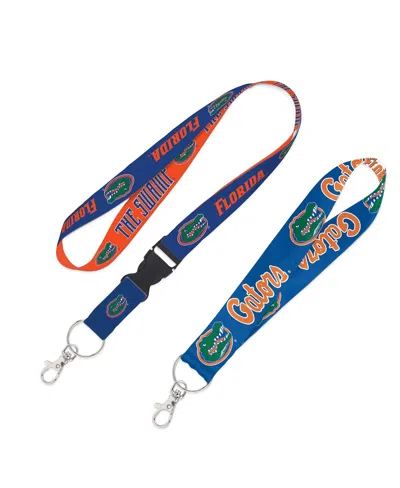 WINCRAFT FLORIDA GATORS 2-PACK LANYARD WITH DETACHABLE BUCKLE KEY STRAP SET