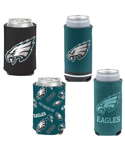 WINCRAFT PHILADELPHIA EAGLES 12OZ. CAN SLIM CAN COOLER SET, 4-PACK